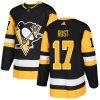 Pánské NHL Pittsburgh Penguins dresy 17 Bryan Rust Authentic Černá Adidas Domácí