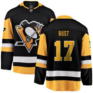 Pánské NHL Pittsburgh Penguins dresy 17 Bryan Rust Breakaway Černá Fanatics Branded Domácí
