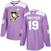 Pánské NHL Pittsburgh Penguins dresy 19 Bryan Trottier Authentic Nachový Adidas Fights Cancer Practice