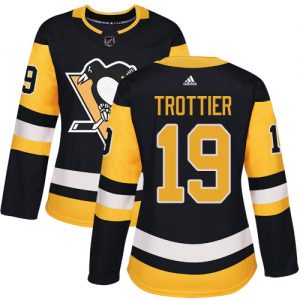 Dámské NHL Pittsburgh Penguins dresy 19 Bryan Trottier Authentic Černá Adidas Domácí