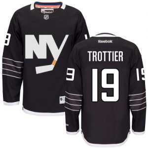 Dětské NHL New York Islanders dresy 19 Bryan Trottier Authentic Černá Reebok Alternativní hokejové dresy