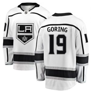 Dětské NHL Los Angeles Kings dresy 19 Butch Goring Breakaway Bílý Fanatics Branded Venkovní