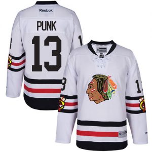 Dětské NHL Chicago Blackhawks dresy 13 CM Punk Authentic Bílý Reebok 2017 Winter Classic