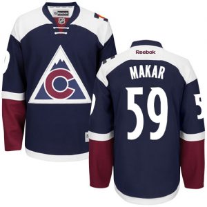 Pánské NHL Colorado Avalanche dresy 59 Cale Makar Authentic modrá Reebok Alternativní hokejové dresy