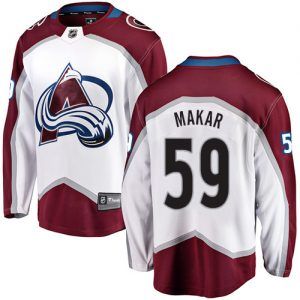 Pánské NHL Colorado Avalanche dresy 59 Cale Makar Breakaway Bílý Fanatics Branded Venkovní