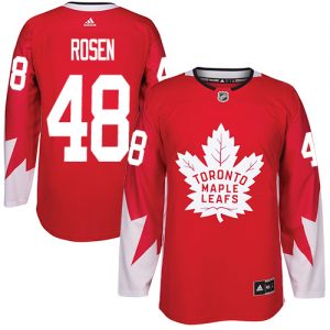 Pánské NHL Toronto Maple Leafs dresy 48 Calle Rosen Authentic Červené Adidas Alternate