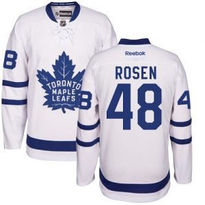 Pánské NHL Toronto Maple Leafs dresy 48 Calle Rosen Authentic Bílý Reebok Venkovní hokejové dresy