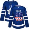 Dámské NHL Toronto Maple Leafs dresy 48 Calle Rosen Authentic královská modrá Adidas USA Flag Fashion