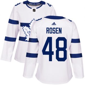Dámské NHL Toronto Maple Leafs dresy 48 Calle Rosen Authentic Bílý Adidas 2018 Stadium Series