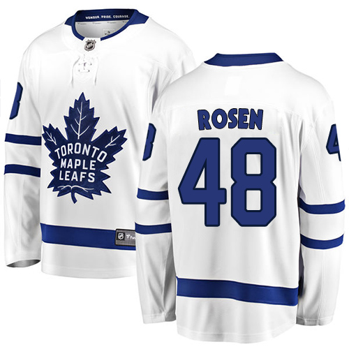Pánské NHL Toronto Maple Leafs dresy 48 Calle Rosen Breakaway Bílý Fanatics Branded Venkovní