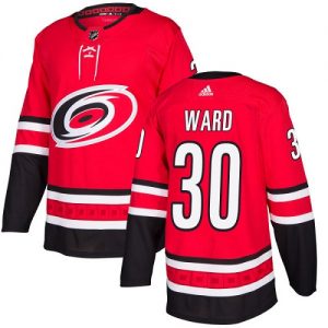 Pánské NHL Carolina Hurricanes dresy 30 Cam Ward Authentic Červené Adidas Domácí