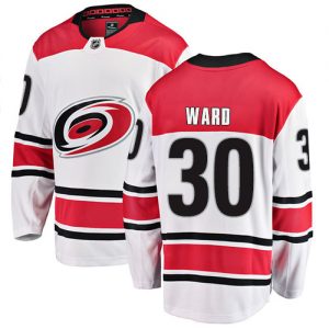 Pánské NHL Carolina Hurricanes dresy 30 Cam Ward Breakaway Bílý Fanatics Branded Venkovní