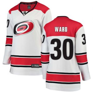Dámské NHL Carolina Hurricanes dresy 30 Cam Ward Breakaway Bílý Fanatics Branded Venkovní