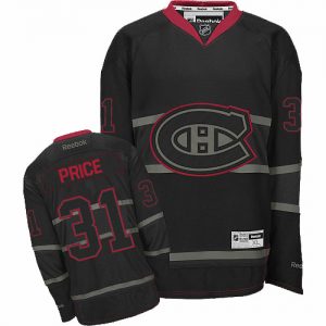 Pánské NHL Montreal Canadiens dresy 31 Carey Price Authentic Černá Reebok