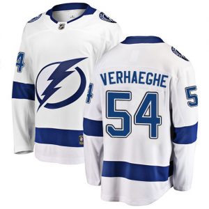 Pánské NHL Tampa Bay Lightning dresy 54 Carter Verhaeghe Breakaway Bílý Fanatics Branded Venkovní