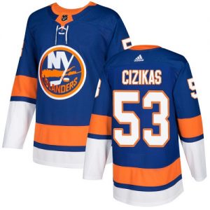 Pánské NHL New York Islanders dresy 53 Casey Cizikas Authentic královská modrá Adidas Domácí