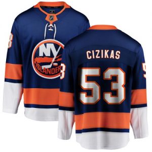 Pánské NHL New York Islanders dresy 53 Casey Cizikas Breakaway královská modrá Fanatics Branded Domácí