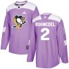 Pánské NHL Pittsburgh Penguins dresy 2 Chad Ruhwedel Authentic Nachový Adidas Fights Cancer Practice