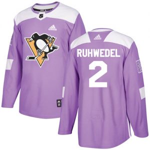 Dětské NHL Pittsburgh Penguins dresy 2 Chad Ruhwedel Authentic Nachový Adidas Fights Cancer Practice