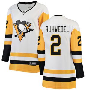 Dámské NHL Pittsburgh Penguins dresy 2 Chad Ruhwedel Breakaway Bílý Fanatics Branded Venkovní