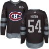 Pánské NHL Montreal Canadiens dresy 54 Charles Hudon Authentic Černá Adidas 1917 2017 100th Anniversary