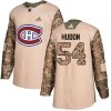 Pánské NHL Montreal Canadiens dresy 54 Charles Hudon Authentic Camo Adidas Veterans Day Practice