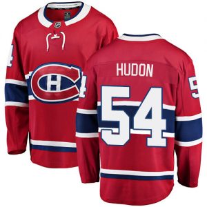 Pánské NHL Montreal Canadiens dresy 54 Charles Hudon Breakaway Červené Fanatics Branded Domácí