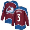 Pánské NHL Colorado Avalanche dresy 3 Chris Bigras Authentic Burgundy Červené Adidas Domácí