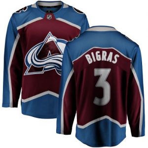 Pánské NHL Colorado Avalanche dresy 3 Chris Bigras Breakaway Maroon Fanatics Branded Domácí