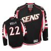 Pánské NHL Ottawa Senators dresy 22 Chris Kelly Authentic Černá Reebok Alternativní hokejové dresy