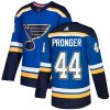 Dětské NHL St. Louis Blues dresy 44 Chris Pronger Authentic královská modrá Adidas Domácí