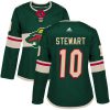 Dámské NHL Minnesota Wild dresy 10 Chris Stewart Authentic Zelená Adidas Domácí