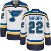 Dětské NHL St. Louis Blues dresy 22 Chris Thorburn Authentic Bílý Reebok Venkovní hokejové dresy