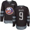 Pánské NHL New York Islanders dresy 9 Clark Gillies Authentic Černá Adidas 1917 2017 100th Anniversary