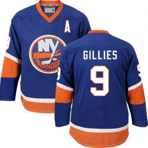Pánské NHL New York Islanders dresy 9 Clark Gillies Authentic Throwback královská modrá CCM