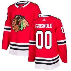 Dětské NHL Chicago Blackhawks dresy 00 Clark Griswold Authentic Červené Adidas Domácí