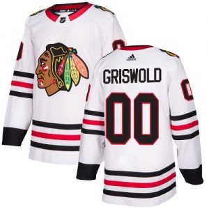 Dětské NHL Chicago Blackhawks dresy 00 Clark Griswold Authentic Bílý Adidas Venkovní