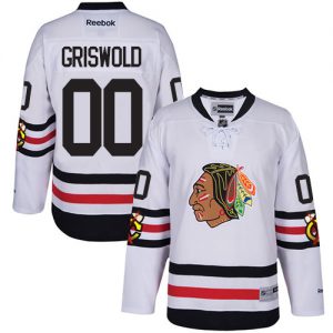 Dětské NHL Chicago Blackhawks dresy 00 Clark Griswold Authentic Bílý Reebok 2017 Winter Classic