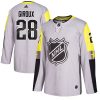 Pánské NHL Philadelphia Flyers dresy 28 Claude Giroux Authentic Šedá Adidas 2018 All Star Metro Division