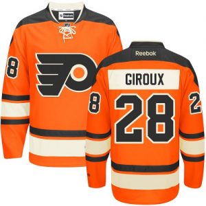 Pánské NHL Philadelphia Flyers dresy 28 Claude Giroux Authentic Oranžový Reebok New Alternativní