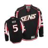 Dámské NHL Ottawa Senators dresy 5 Cody Ceci Authentic Černá Reebok Alternativní hokejové dresy