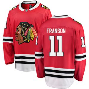 Dětské NHL Chicago Blackhawks dresy 11 Cody Franson Breakaway Červené Fanatics Branded Domácí