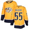 Pánské NHL Predators dresy 55 Cody McLeod Authentic Zlato Adidas Nashville Domácí