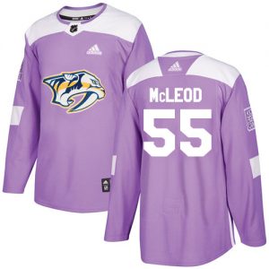 Dětské NHL Nashville Predators dresy 55 Cody McLeod Authentic Nachový Adidas Fights Cancer Practice