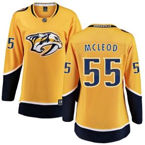 Dámské NHL Nashville Predators dresy 55 Cody McLeod Breakaway Zlato Fanatics Branded Domácí