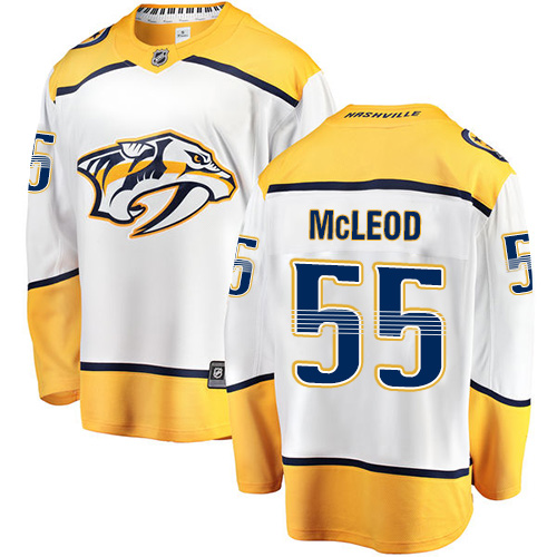 Dětské NHL Nashville Predators dresy 55 Cody McLeod Breakaway Bílý Fanatics Branded Venkovní