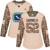 Dámské NHL Vancouver Canucks dresy 52 Cole Cassels Authentic Camo Adidas Veterans Day Practice