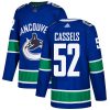 Dětské NHL Vancouver Canucks dresy 52 Cole Cassels Authentic modrá Adidas Domácí