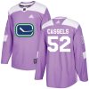 Dětské NHL Vancouver Canucks dresy 52 Cole Cassels Authentic Nachový Adidas Fights Cancer Practice