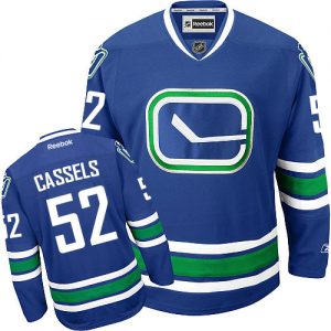 Dětské NHL Vancouver Canucks dresy 52 Cole Cassels Authentic královská modrá Reebok New Alternativní